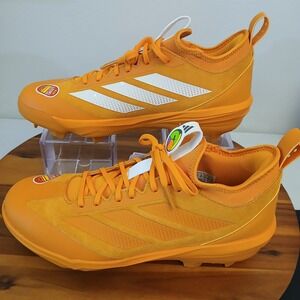 Adidas Adizero Impact TPU Mens 11 Orange Somos Baseball Cleats JH9133